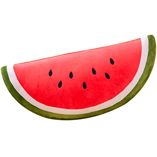 SOLUSTRE Plüsch Wassermelonenspielzeug Kuscheltier für Plüschgefüllte Tiere Wassermelonen-Plüschkissen Plüschtier mit gefüllten Früchten gefüllte Plüschpuppe rot von SOLUSTRE
