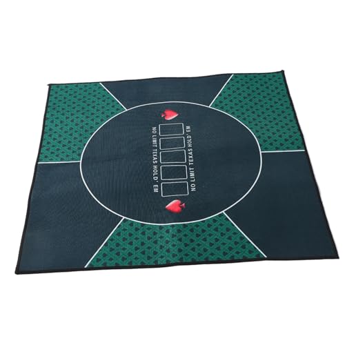 SOLUSTRE Poker Tischmatte Tischdecke für Brettspiele Dekorative Spielmatte für Poker und Kartenspiele für Tischgrößen Komfortables und Sicheres Material Klassisches Design Vielseitig SOLUSTRE Poker Tischmatte Tischdecke für Brettspiele Dekorative Spielmatte für Poker und Kartenspiele für Tischgrößen Komfortables und Sicheres Material Klassisches Design Vielseitig von SOLUSTRE