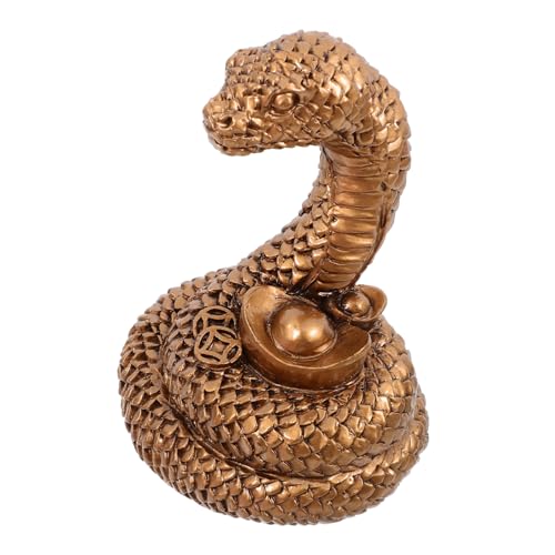 SOLUSTRE Realistische Harz Schlangenfigur Kleine Dekorative Schlange für Zuhause Runde Kanten Glatte Oberfläche Langlebige Resin Skulptur für Desktop Garten und Balkon Tierkreiszeichen SOLUSTRE Realistische Harz Schlangenfigur Kleine Dekorative Schlange für Zuhause Runde Kanten Glatte Oberfläche Langlebige Resin Skulptur für Desktop Garten und Balkon Tierkreiszeichen von SOLUSTRE