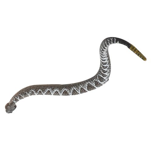 SOLUSTRE Realistisches PVC Schlangenmodell für Detailgetreues Wildtier Pädagogisches Kognitives Lernspielzeug Täuschend Echtes Reptilienmodell Langlebige Dekoration von SOLUSTRE