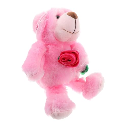 SOLUSTRE Rosenbärenpuppe Winzig Weihnachten Urlaub Ausgestopft Knuddelig Lustig Stofftier Bär Bären-mittelstücke Für Die Babyparty Süßer Bär Rosa Pp Baumwolle SOLUSTRE Rosenbärenpuppe Winzig Weihnachten Urlaub Ausgestopft Knuddelig Lustig Stofftier Bär Bären-mittelstücke Für Die Babyparty Süßer Bär Rosa Pp Baumwolle von SOLUSTRE