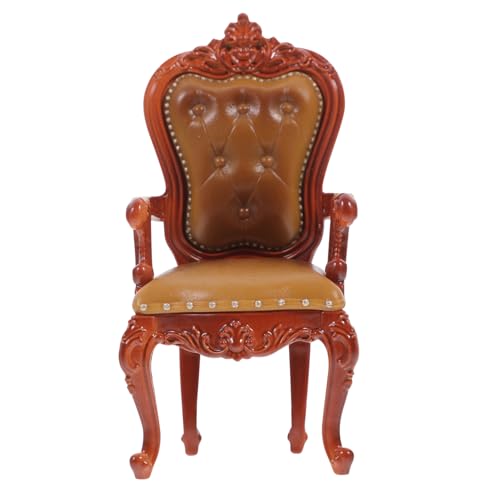SOLUSTRE Rückenlehne Stuhlmodell Puppenhaus Dollhouse Chair Sachen Miniatur entzückende Puppenmöbel Mini -Hausmöbel Stuhl selber Machen PVC SOLUSTRE Rückenlehne Stuhlmodell Puppenhaus Dollhouse Chair Sachen Miniatur entzückende Puppenmöbel Mini -Hausmöbel Stuhl selber Machen PVC von SOLUSTRE
