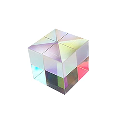 SOLUSTRE Optisches Glas Rgb Dispersionswürfel Prisma Für Physikunterricht Dekoration Und Kunst Lehrmittel Für Schulen Und Experimente von SOLUSTRE