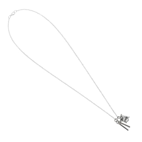 SOLUSTRE Trommel Halskette Schicke Halskette Trommel Party Dekoration Vintage Halskette Trommelform Halskette Musikschmuck Schlagzeuger Thema Souvenir Musik Halskette Für von SOLUSTRE