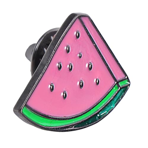 SOLUSTRE Wassermelonen Brosche Dekoration Cartoon Kleidungsbrosche Wassermelonen Brosche Süße Brosche Wassermelonen Anstecknadel Sommer Broschen Süße Kleidungsbrosche Wassermelonen von SOLUSTRE