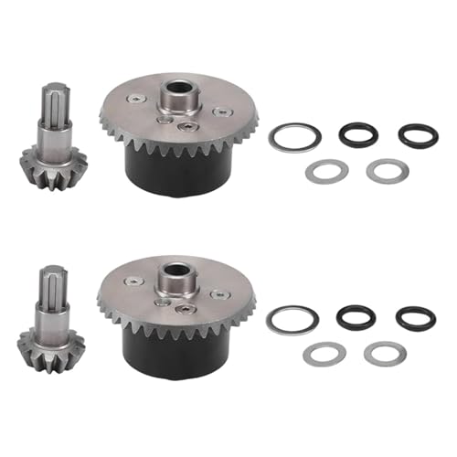 2 Set X Metall Diff Fall Diff Getriebe 37T Eingang Getriebe 13T for ARR-MA 1/10 for Senton for Big Rock for Granit for Outcast 4X4 Teile von SONHWNGE