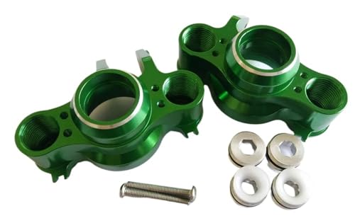 2 stücke Aluminium Achse Träger Links + Rechts for E-REVO 2,0 VXL 8635 for Trax-xas 86086-4(Green) von SONHWNGE