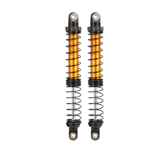 2-teiliger Metall-Stoßdämpfer, Öldämpfer, passend for 1/10 ferngesteuerte Raupenfahrzeuge, for Axial SCX10 90046 AXI03007 TRX4 TRX6, Upgrade-Teile(Black 110mm) von SONHWNGE