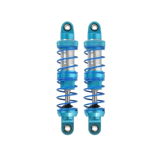 2-teiliger Metall-Stoßdämpfer, Öldämpfer, passend for 1/10 ferngesteuerte Raupenfahrzeuge, for Axial SCX10 90046 AXI03007 TRX4 TRX6, Upgrade-Teile(Blue 70mm) von SONHWNGE