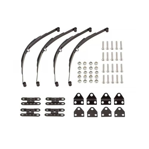 4-teilige Hartblattfederaufhängung aus Edelstahl for 1/10 Crawler-Auto for Axial SCX10 F350 RC4WD D90 TF2 for Tam-iya Truck 4-teilige Hartblattfederaufhängung aus Edelstahl for 1/10 Crawler-Auto for Axial SCX10 F350 RC4WD D90 TF2 for Tam-iya Truck von SONHWNGE
