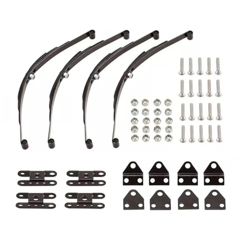 4-teilige Hartblattfederaufhängung aus Edelstahl for 1/10 Crawler-Auto for Axial SCX10 F350 RC4WD D90 TF2 for Tam-iya Truck 4-teilige Hartblattfederaufhängung aus Edelstahl for 1/10 Crawler-Auto for Axial SCX10 F350 RC4WD D90 TF2 for Tam-iya Truck von SONHWNGE
