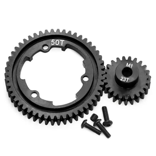 46/50/52/54T Stirnrad M1.0 6447 6449 23T Motorgetriebe for Trax-xas 1/5 X-Maxx 1/7 XO-1 1/10 MAXX E-Revo 2.0 RC Auto-Upgrade-Teile(50T) von SONHWNGE