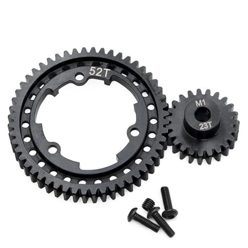 46/50/52/54T Stirnrad M1.0 6447 6449 23T Motorgetriebe for Trax-xas 1/5 X-Maxx 1/7 XO-1 1/10 MAXX E-Revo 2.0 RC Auto-Upgrade-Teile(52T) von SONHWNGE
