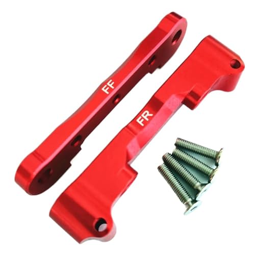 Aluminium F Suspension Link Halterung for ARR-ma AR330378 AR330379 for Kraton for Limitless for Mojave for Outcast(Rood) von SONHWNGE