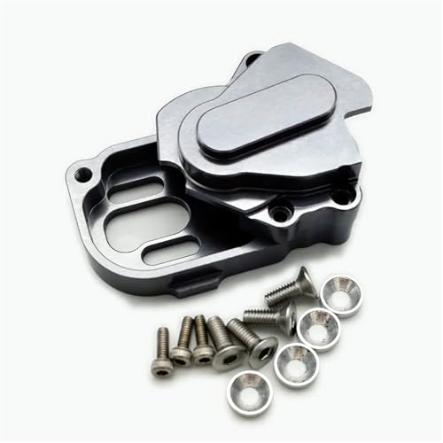 Aluminium-Getriebebox, geeignet for modifiziertes Übersetzungsverhältnis for Kyosho NSR500 D5(Dark Grey) von SONHWNGE