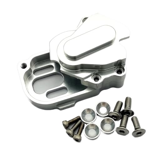 Aluminium-Getriebebox, geeignet for modifiziertes Übersetzungsverhältnis for Kyosho NSR500 D5(Silver) von SONHWNGE