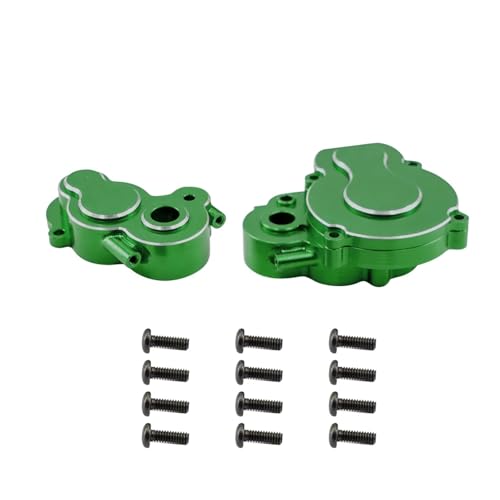 Aluminium-Getriebedeckel for FMS FCX24 Rc Auto-Tuningteile Crawler-Zubehör im Maßstab 1/24(Green) von SONHWNGE