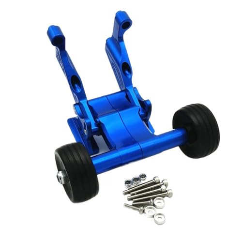 Aluminium-Heckflügelhalterung und verstellbare Wheelie-Bar for ARR-ma 1/5 for Kraton for Outcast 8S ARA320492 ARA320536(Blauw) von SONHWNGE