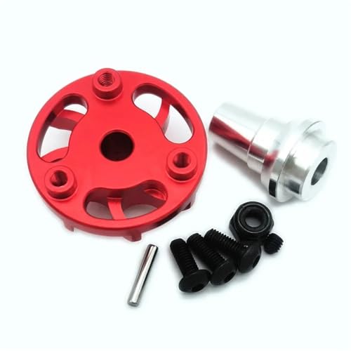 Aluminium Slipper Druckplatte Naben Super Getriebe Adapter for Trax-xas for Slash for Rustler for Stampede for Jato(Rood) von SONHWNGE