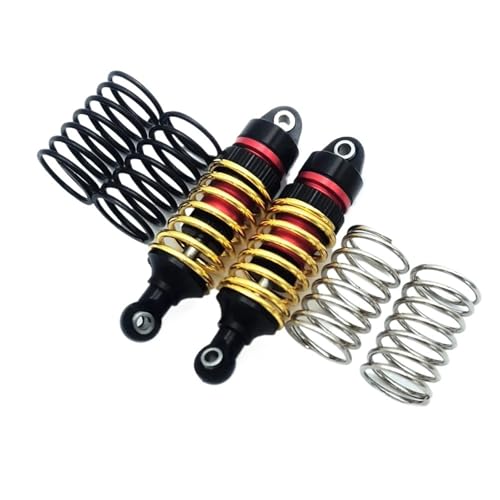 Aluminium-Stoßdämpfer, mit Öl gefüllt, mit 1,5 mm, 1,4 mm, 1,3 mm Federn for Trax-xas 1/16 Mini E-Revo for Slash for Summit 7061 von SONHWNGE