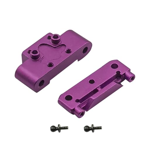 Frontschott Aluminium Meta for Losi Micro b Upgrades Teile 1/24 Zubehör Rc Auto 2WD Buggy RTR LOS00007 Ersatz(Purple) von SONHWNGE