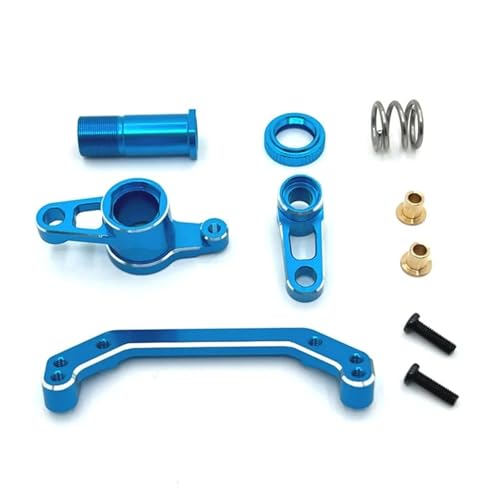 Lenkungskomponente for LC Racing 1/10 PTG-2 PTG-2R Metall-Tuningteile Rc Modell Crawler Auto LKW Buggy(Blauw) von SONHWNGE