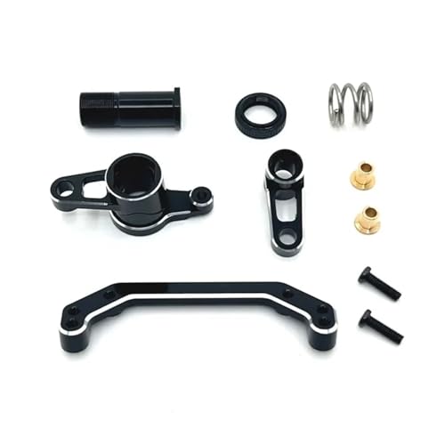 Lenkungskomponente for LC Racing 1/10 PTG-2 PTG-2R Metall-Tuningteile Rc Modell Crawler Auto LKW Buggy(Zwart) von SONHWNGE