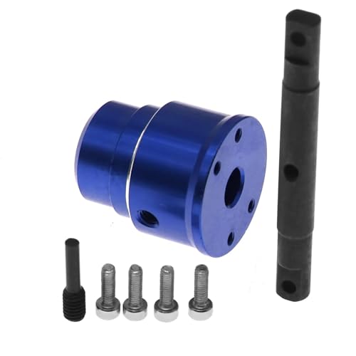 Metall Differential Lock Differential Locker Spool for TRAX-XAS for Summit 56076 1/10 RC Auto Upgrade Teile(Blauw) von SONHWNGE