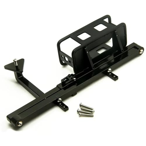 Metall-Heckstoßstange mit Reserveradhalter for 1/10 RC Crawler Car RC4WD D90 D110 for Gelande II Upgrade-Teile Zubehör von SONHWNGE