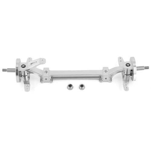 Metall-Lenkradachse vorne for Tam-iya 1/14 Serie Traktor-LKW RC-Autozubehör Hochwertiges Ersatz-RC-Autoteil(Silver) von SONHWNGE