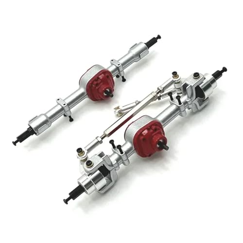 Metall-Upgrade, Vorder- und Hinterachsenbaugruppen for MN 1/12 MN82 LC79 MN78 RC-Autoteile(Silver Front Rear) von SONHWNGE