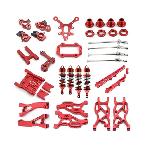 Metall-Upgrade-Teilesatz, Querlenker-Stoßdämpfer for ARR-ma 1/7, for Infraction, for Limitless, for Fel-Ony 6S-Zubehör, Rot von SONHWNGE
