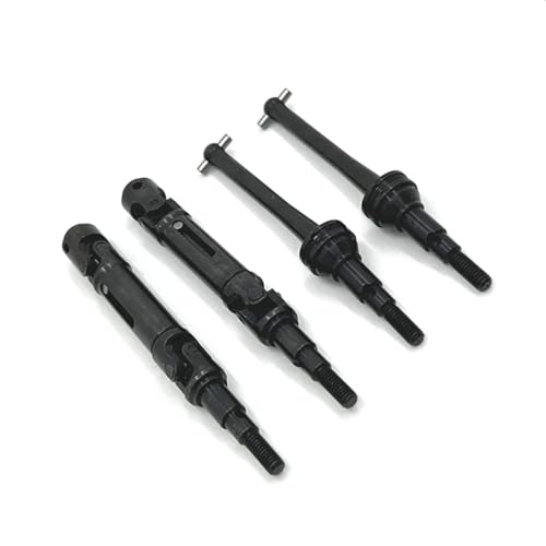 Metall-Upgrade vorne und hinten Antriebswelle CVD passend for MJX Modell 1/14 14209 14210 RC Autoteile(Zwart) von SONHWNGE