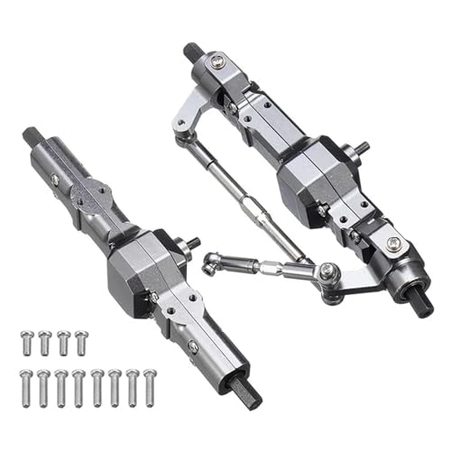 Metall Vorder- und Hinterachse Brückengetriebe for WPL C14 C24 C34 C44 B14 B24 1/16 RC Truck Auto Upgrade Teile Zubehör von SONHWNGE