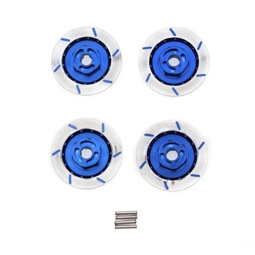RC Alum 12mm Hex Hub Rad Bremsscheibe 4P for 1:10 for HSP for HPI for Sakura Drift Auto(Navy) von SONHWNGE