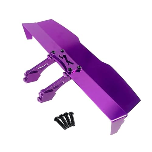 RC Auto Teile Metall Schwanz Flügel for MJX for Hyper Gehen 16207 H16PL Heckspoiler Flügel(Purple) von SONHWNGE