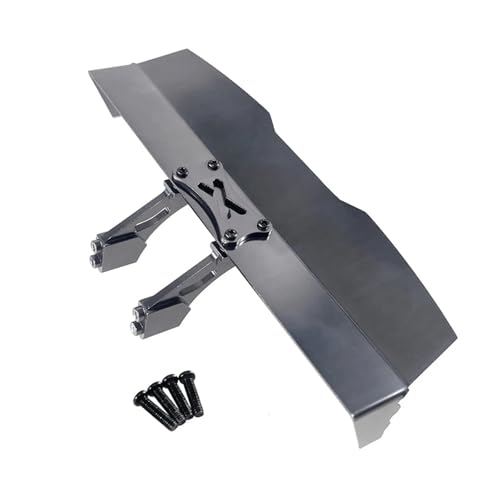 RC Auto Teile Metall Schwanz Flügel for MJX for Hyper Gehen 16207 H16PL Heckspoiler Flügel(Titanium) von SONHWNGE