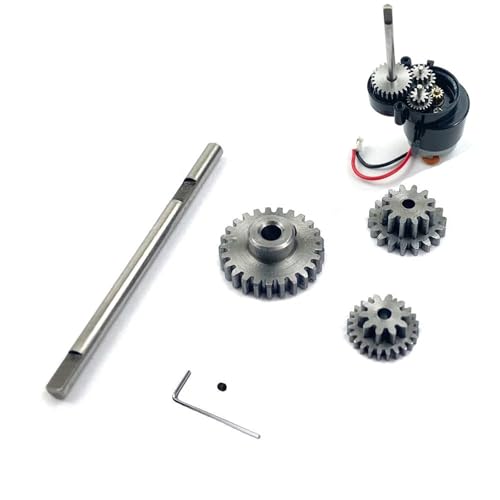 RC-Car-Metallgetriebegetriebe mit D-Achsen-Getriebestahlgetriebesatz for WPL D12 1/10 Upgrade-Teilezubehör RC-Car-Metallgetriebegetriebe mit D-Achsen-Getriebestahlgetriebesatz for WPL D12 1/10 Upgrade-Teilezubehör von SONHWNGE