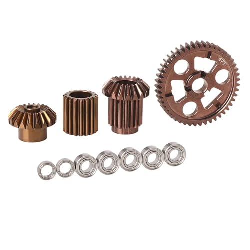 RC Metal Gear Vorne/Hinten Getriebe Getriebe for Tam-iya 1/10 for Hotshot II 2024 4WD RC Auto von SONHWNGE