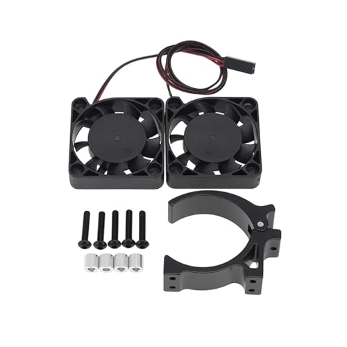RC-Teil, 42 mm, gebürsteter bürstenloser Motor, Kühlkörper, Motorlüfter for Trax-xas, for Summit, for E-REVO, for UDR RC-Auto-Upgrade-Teile(Zwart) von SONHWNGE