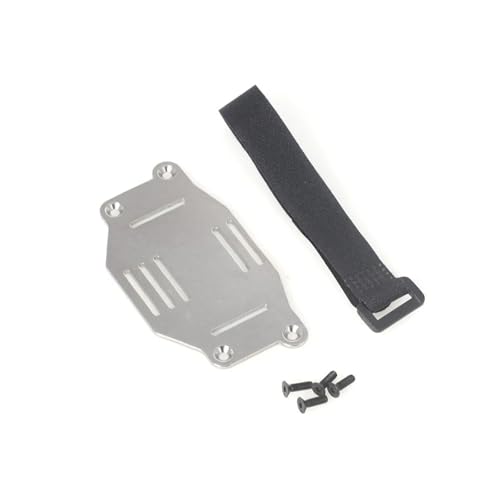 SONHWNGE 1/10 RC Crawler Stahl Front Batterie Platte Batterie Fach for Trax-xas TRX4 TRX6 Upgrades Teile Zubehör von SONHWNGE