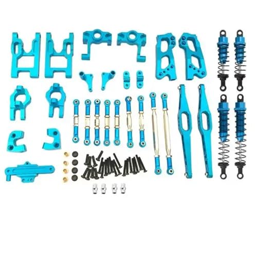 SONHWNGE 12428 12423 Upgrade Zubehör Kit Stoßdämpfer for Feiy-ue FY03 for WLtoys 12428 12423 1/12 RC Buggy Auto Teile(Blauw) von SONHWNGE