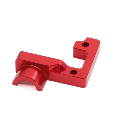 SONHWNGE 1Pcs Metall Open Gear Box Gehäuse Getriebe Sitz for Tam-iya TT02 TT-02 1/10 RC Auto Upgrade Teile Zubehör(Rood) von SONHWNGE