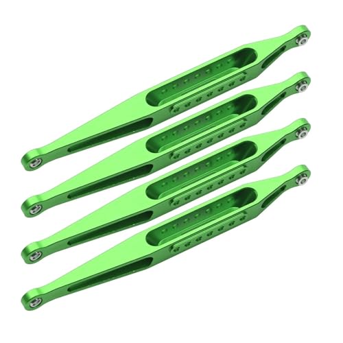 SONHWNGE 1Set Metall Oberen und Unteren Chassis Link Set for Losi for LMT 4WD Vollachse Monster Truck 1/8 RC Auto Upgrade Teile Zubehör(4pcs Lower Green) von SONHWNGE