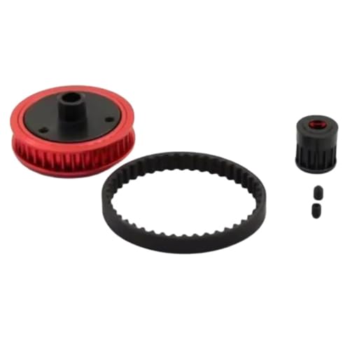 SONHWNGE 3,2/5,0 mm Riemenantrieb, Getriebesystem for 1/10 RC Car Crawler for Axial SCX10 und SCX10 II 90046, Upgrade, DIY-Teilezubehör(5.0mm) von SONHWNGE