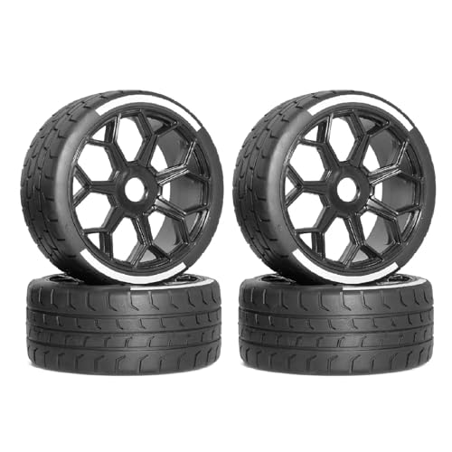SONHWNGE 4 Stück 100 x 42 mm 42/100 Reifen 17 mm Radsechskant for ARR-ma 1/7 for Infraction for Limitless for FSR for FS RC Car Upgrade-Teile von SONHWNGE