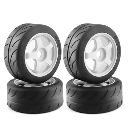 SONHWNGE 4 Stück 5-Speichen 100 x 42 mm Reifen 17 mm Radsechskant for ARR-ma 1/7 for Infraction for Limitless for Felony RC Car Upgrade-Teile(1 Set) von SONHWNGE