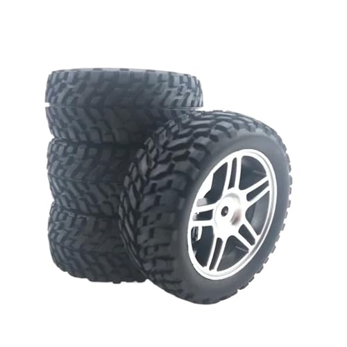 SONHWNGE 4 Stücke Upgrade Räder Off Road Buggy Reifen Rad for Wltoys 144001 MN99S MN90 MN86 RC Auto(D) von SONHWNGE