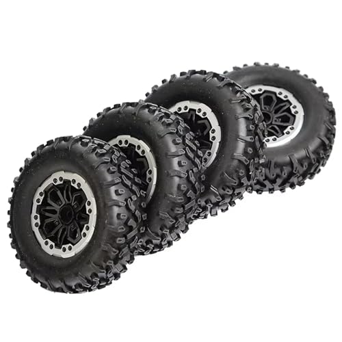 SONHWNGE 4 stücke 64mm Weiche Reifen Rad for MN D90 MN98 MN99S for WPL C14 C24 C34 B14 B24 for LDRC p06 LD1297 LD1299 RC Auto Upgrade Teile Zubehör von SONHWNGE