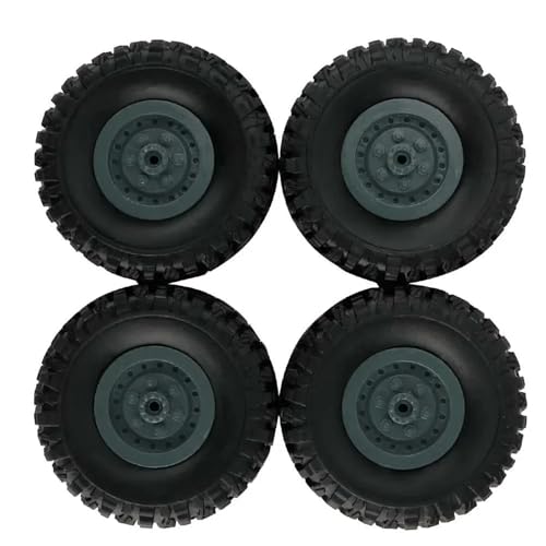 SONHWNGE 4 stücke Track Räder Ersatzteile for 1/16 for Wpl B14 C24 Fy001 Militär LKW Rc Auto Zubehör Track Räder ersatzteile Rc Auto Teile(Green) von SONHWNGE